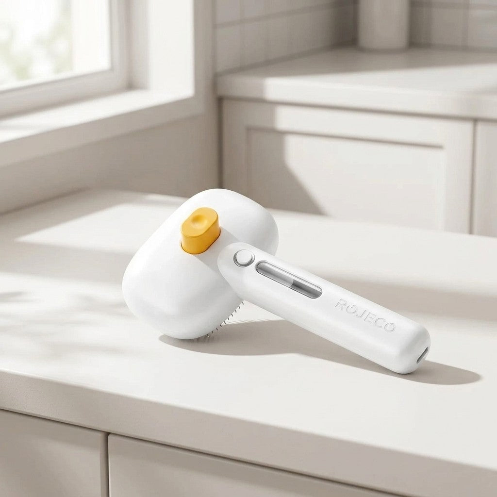 Electric Pet Steam Grooming Brush
